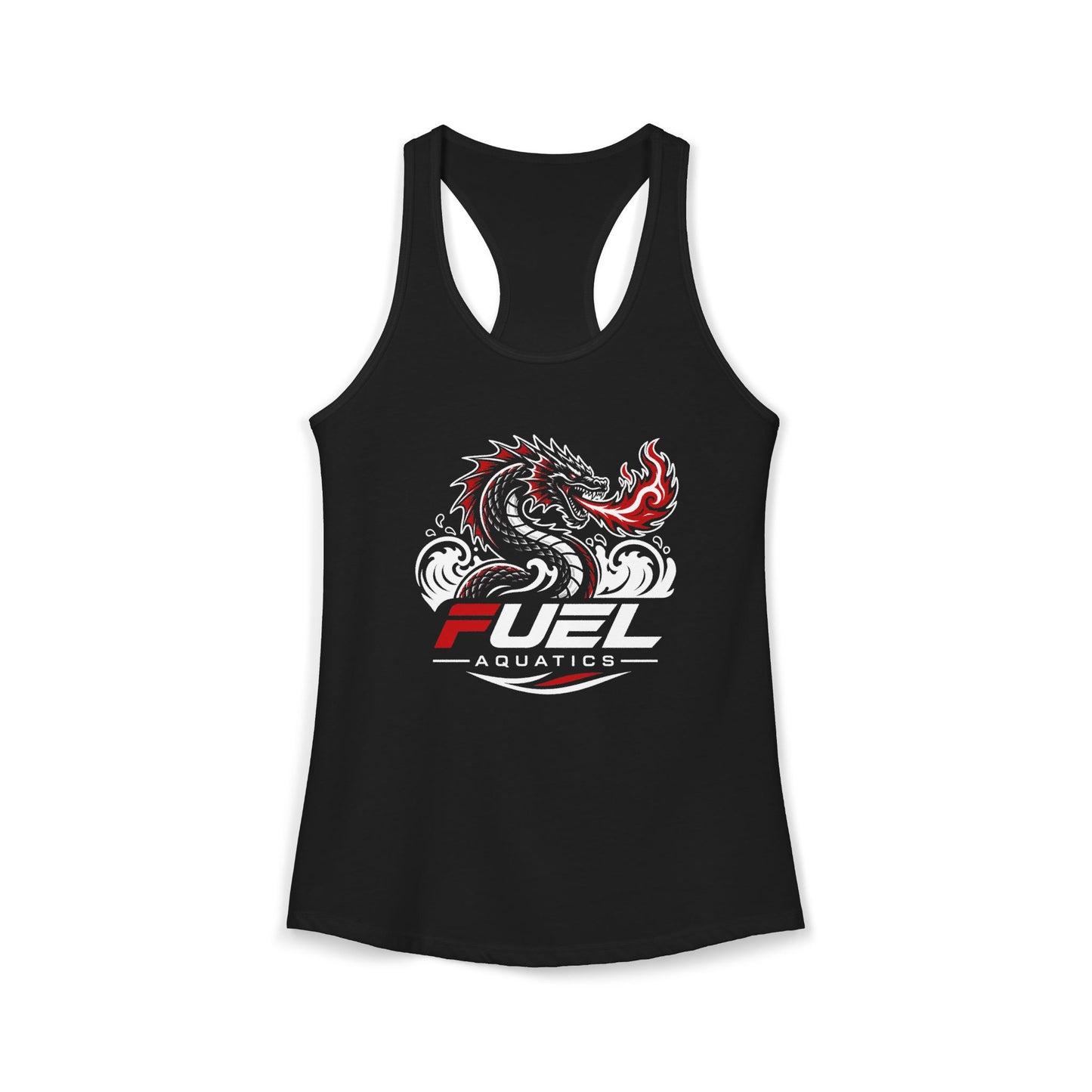 FUEL Aquatics Sea Serpent Black - Women's Ideal Racerback Tank