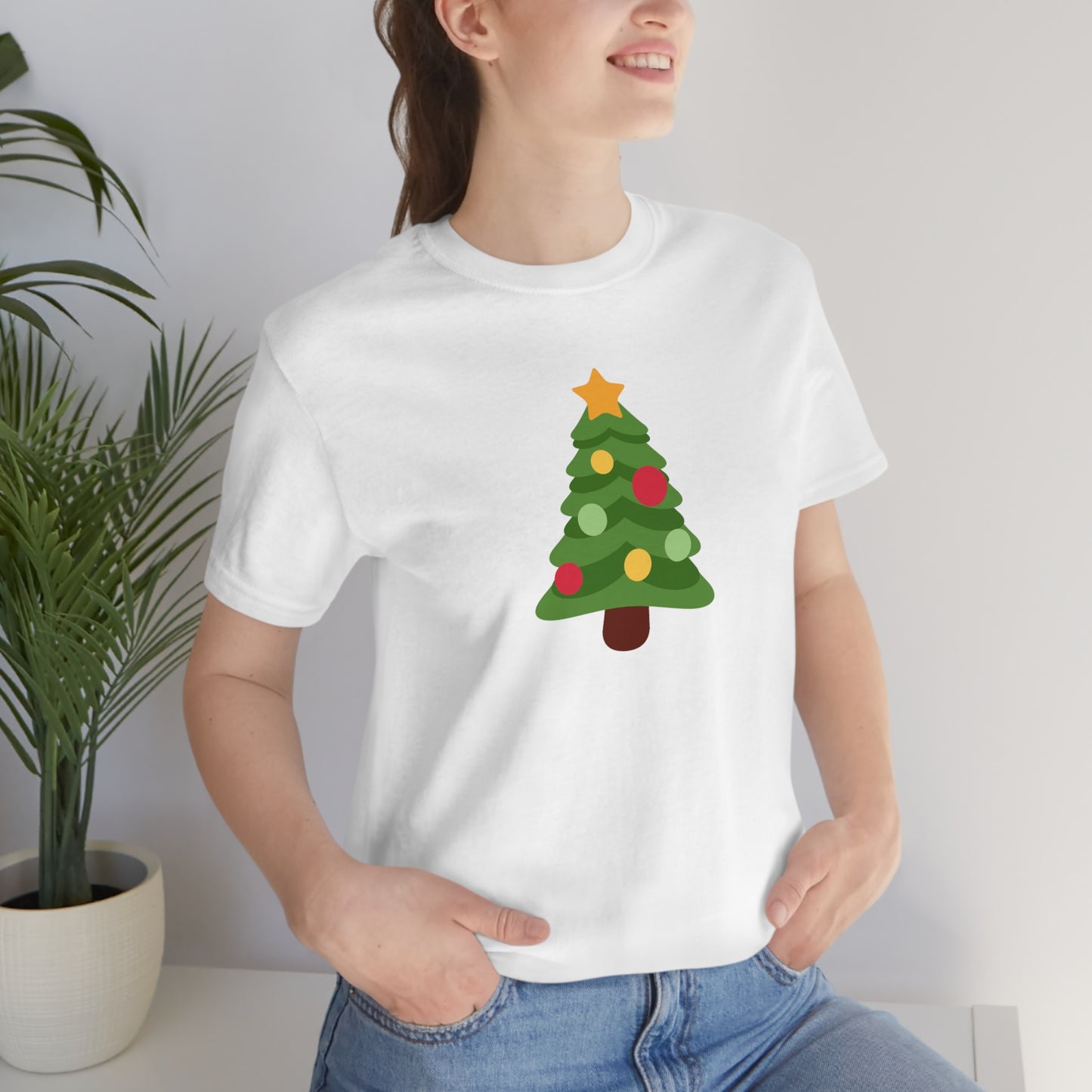 Unisex Jersey Short Sleeve Tee - CHRISTMAS TREE