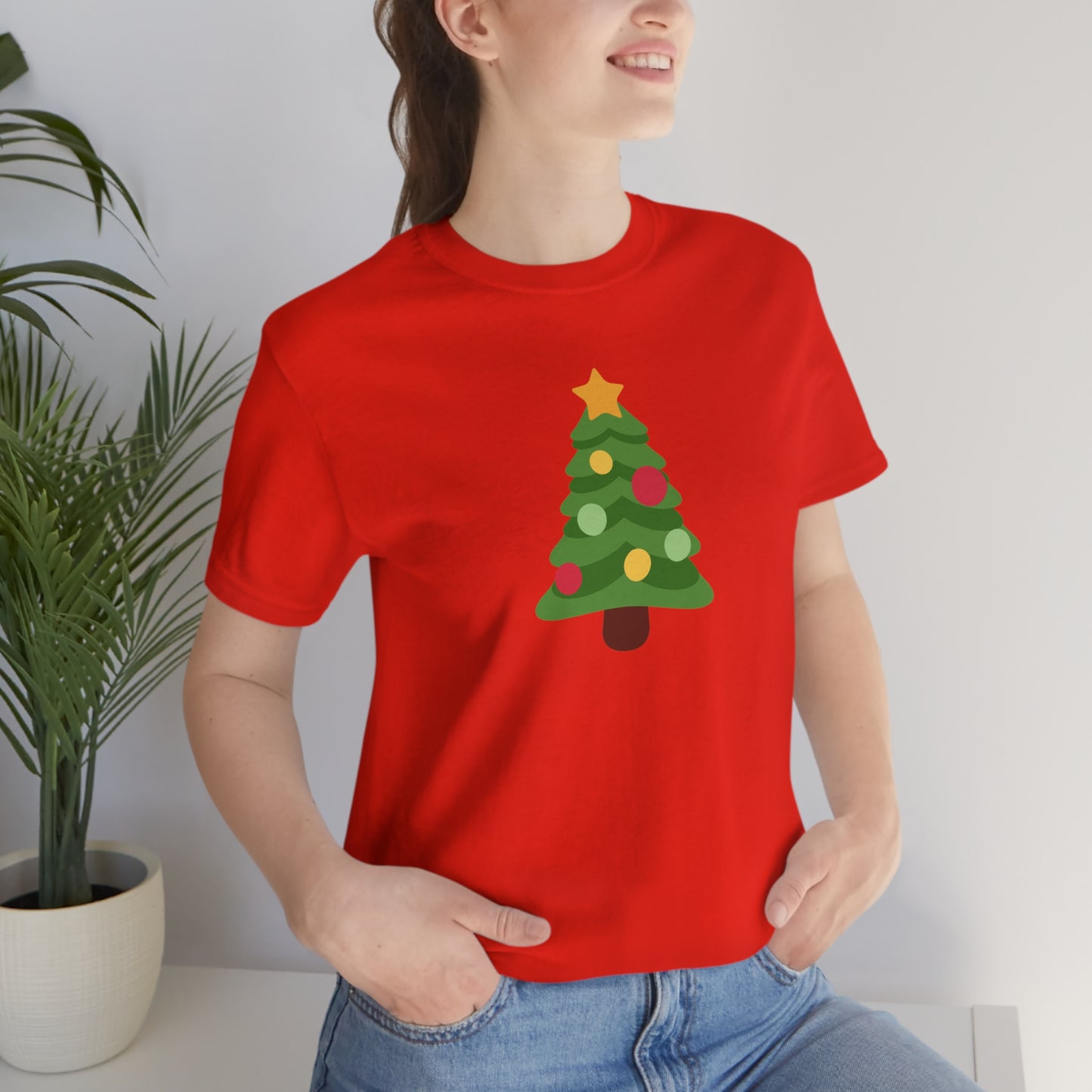 Unisex Jersey Short Sleeve Tee - CHRISTMAS TREE