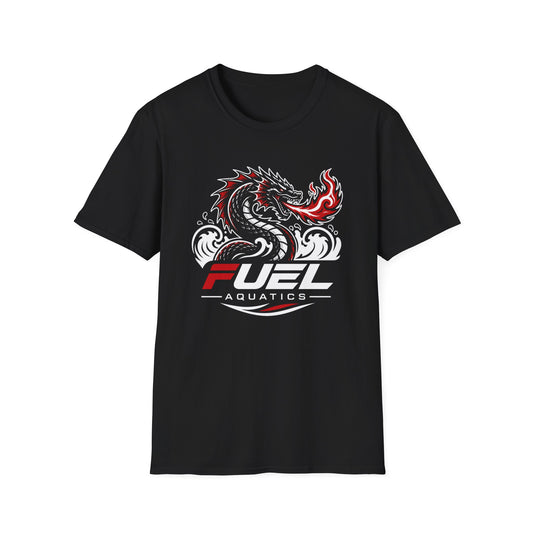 FUEL Aquatics Sea Serpent Black - Unisex Softstyle T-Shirt