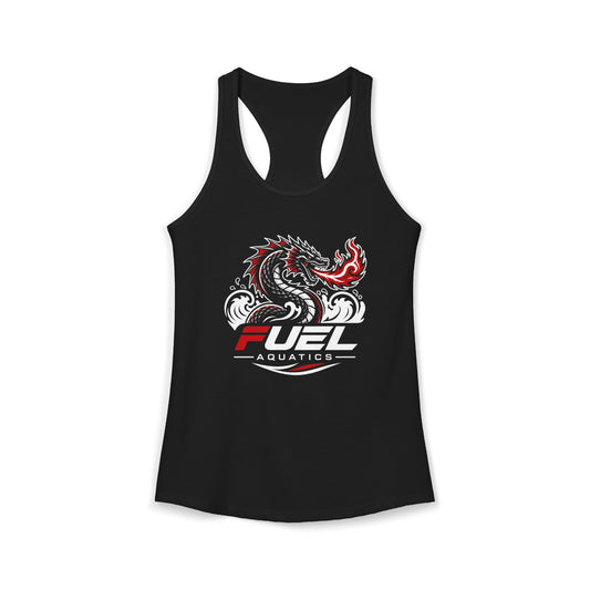 FUEL Aquatics Sea Serpent Black - Women's Ideal Racerback Tank