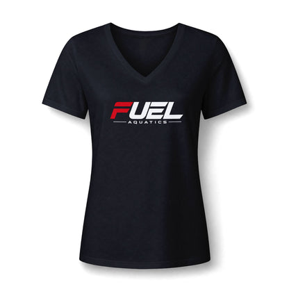 FUEL Aquatics - Swim Mom - Women's Relaxed Heather CVC V-Neck Tee