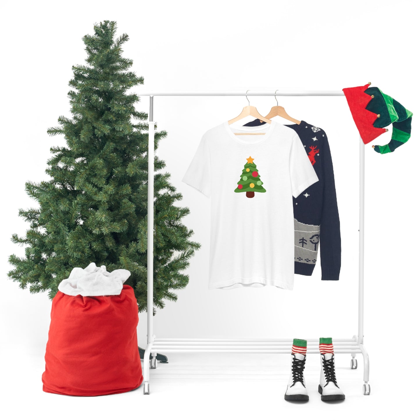 Unisex Jersey Short Sleeve Tee - CHRISTMAS TREE